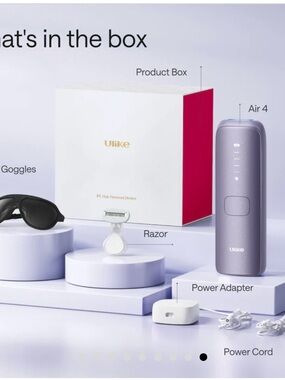Ulike Air 4 Portable IPL Hair Removal Device - Purple